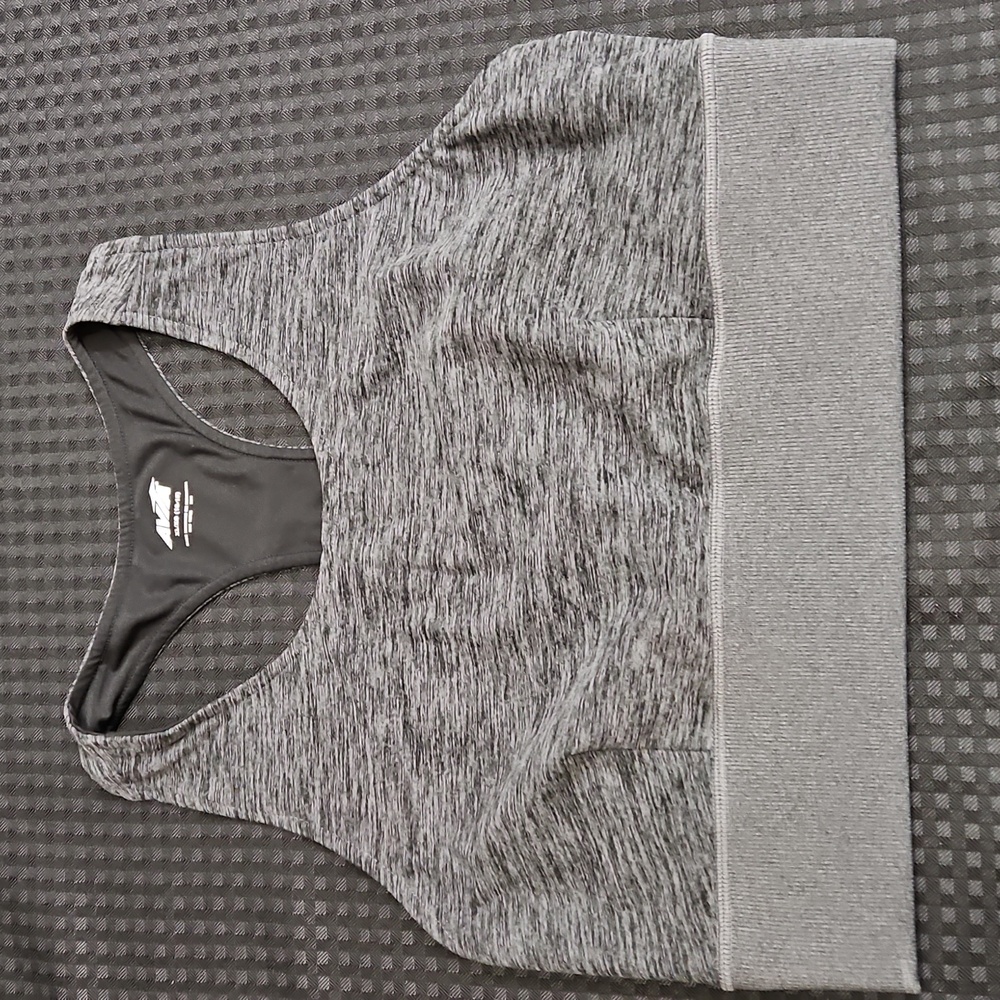 Avia, Grey & Black, Sports Bra, Size XL 16/18